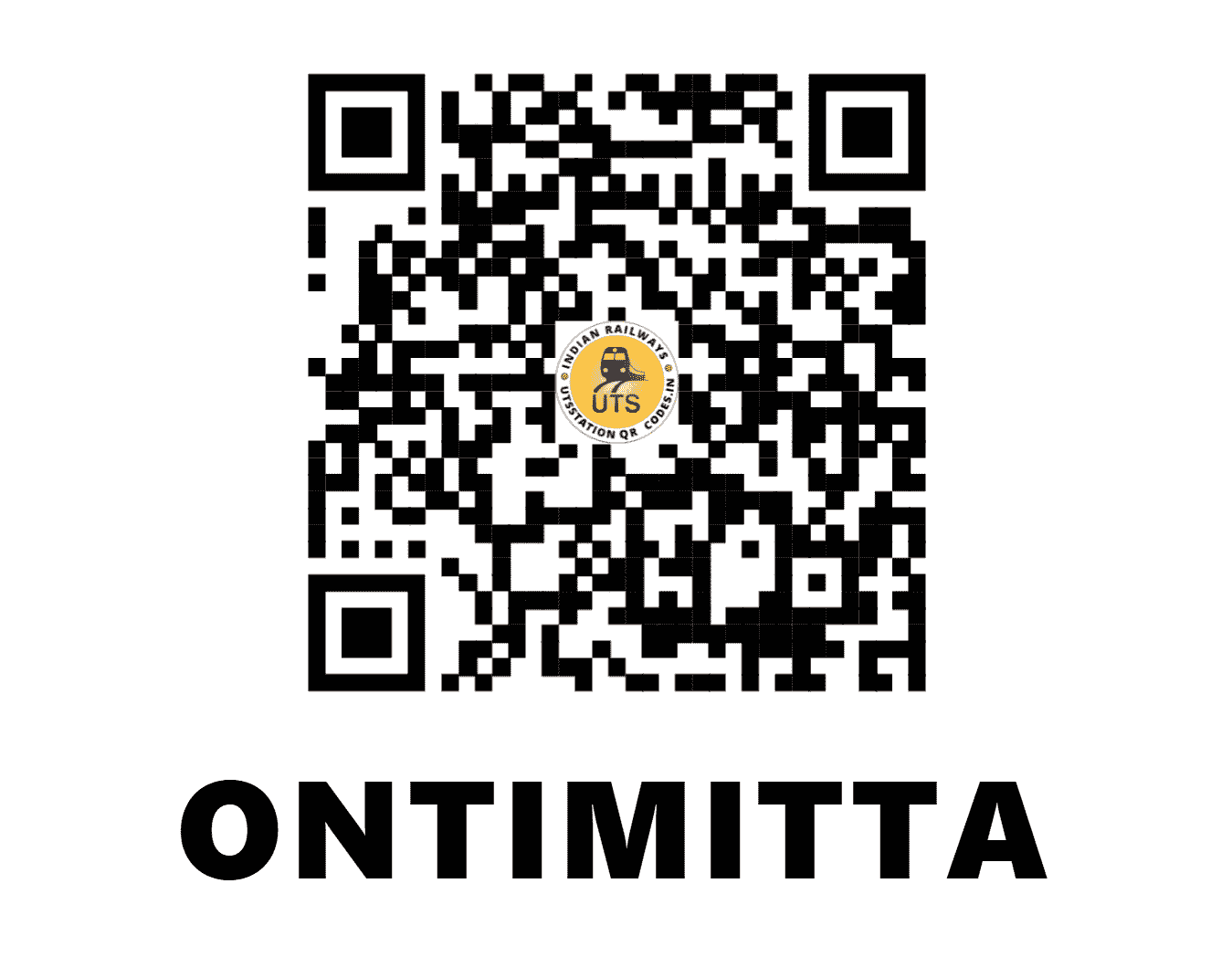 UTS QR Code for ONTIMITTA - VNM (SC - ANDHRA PRADESH)